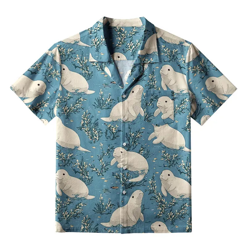 Kyoto Lion Seal Pup Hawaiian Shirt Best Seller