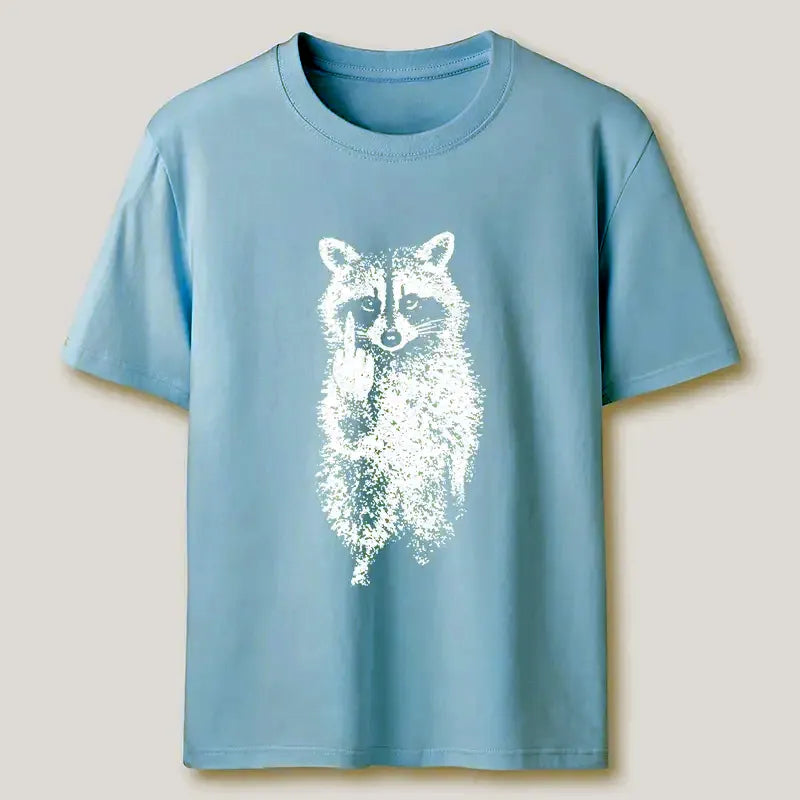 Kyoto-Lion Raccoon Giving The Middle Finger Classic T-Shirt
