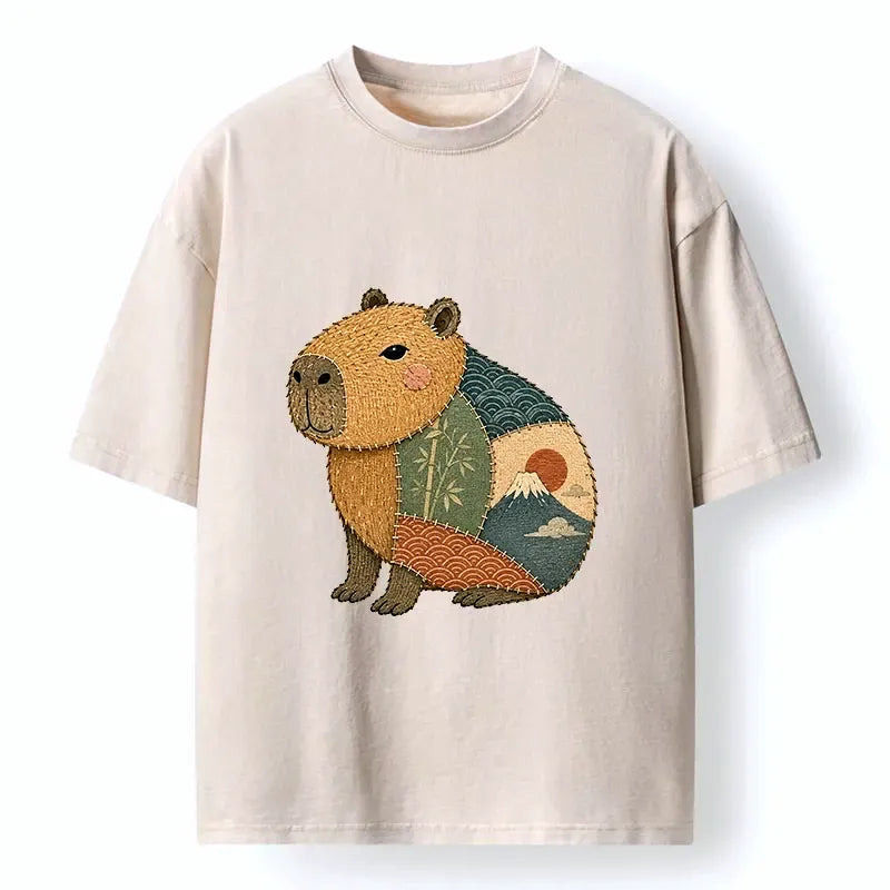 Cute Capybara Graphic Tee Gift Idea