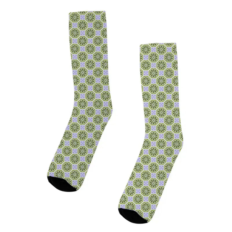 Japanese Floral Socks for Gift Idea