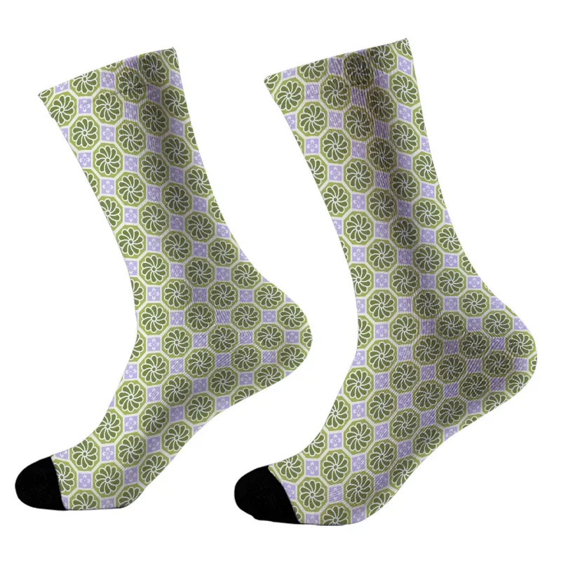 Japanese Floral Socks for Gift Idea