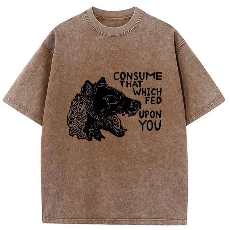 washed unisex t-shirt for daily wear