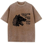 washed unisex t-shirt for daily wear