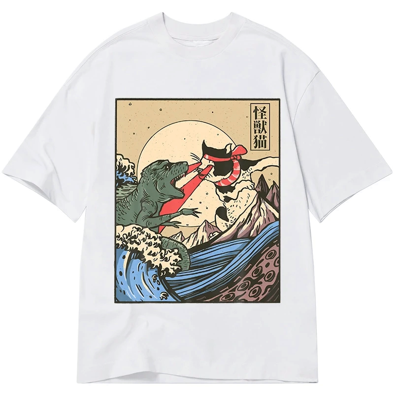 Retro Ukiyo-e Cat Shirt Trending Items