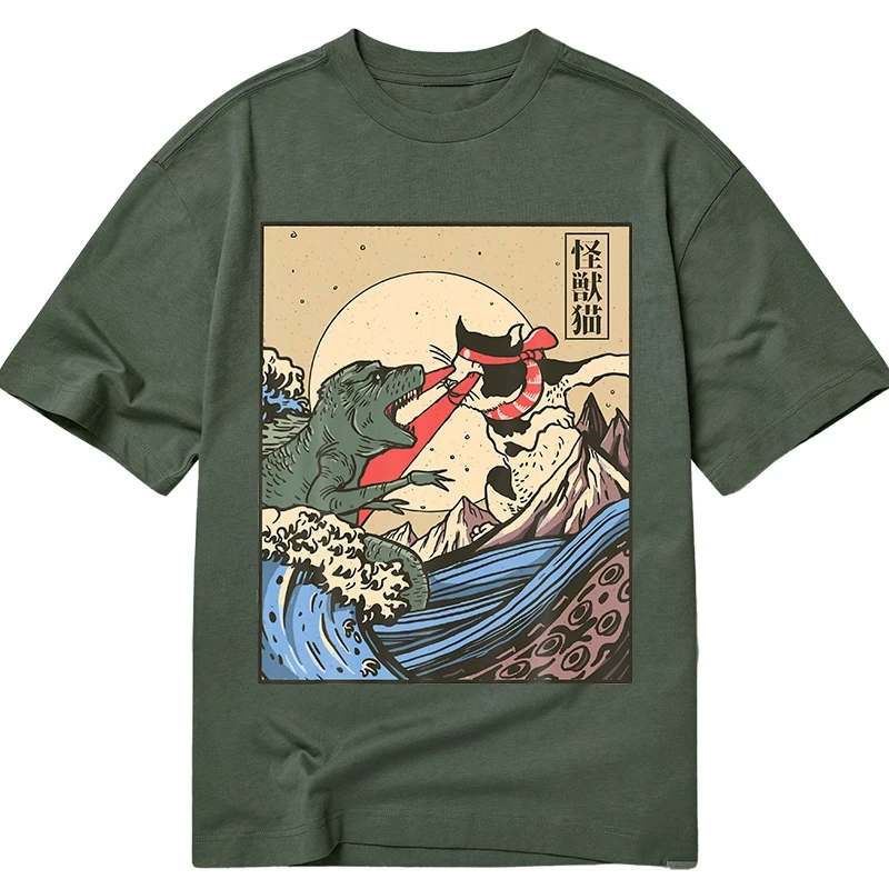 Retro Ukiyo-e Cat Shirt Trending Items