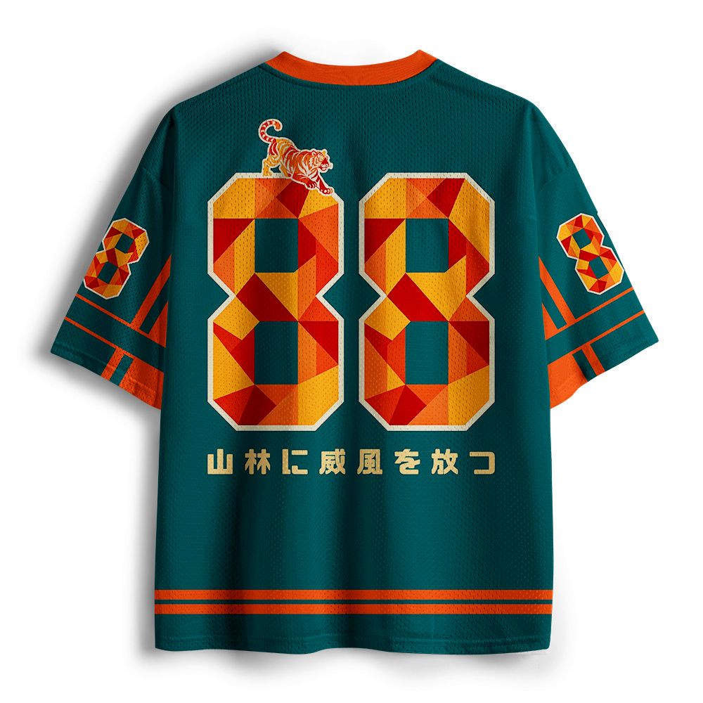 japanese tiger mesh jersey for daily wear