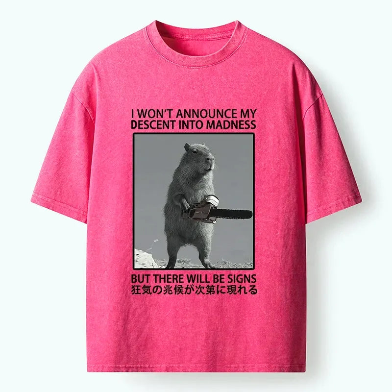 Kyoto-Lion Capybara Madness Tee for Summer