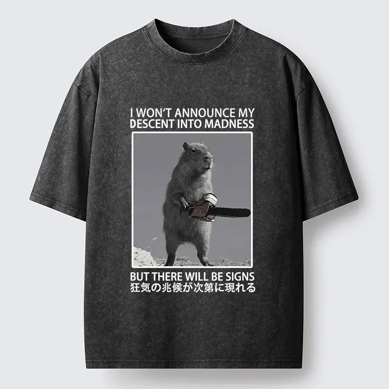 Kyoto-Lion Capybara Madness Tee for Summer