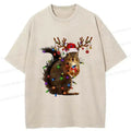 Kyoto-Lion Christmas Squirrel Washed T-Shirt