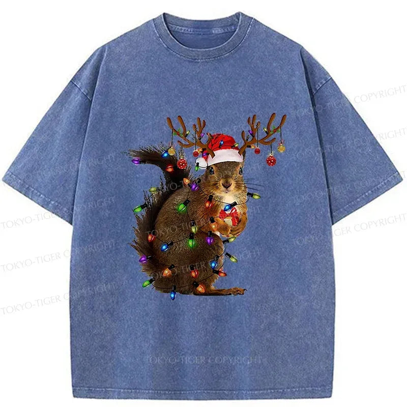 Japanese washed t-shirt for christmas