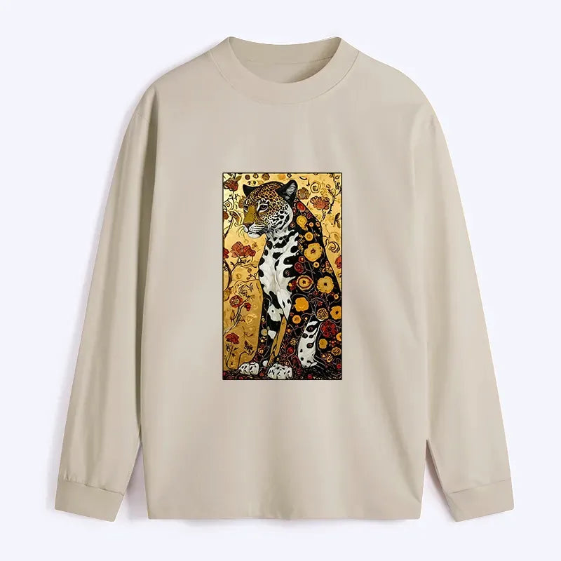 Kyoto-Lion Magnificent Leopard Classic Long Sleeve T-Shirt