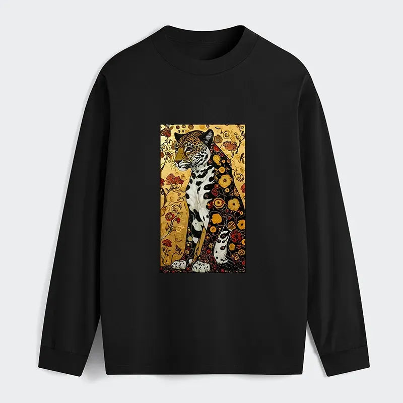 Vintage Japanese Leopard T-Shirt for Everyday Wear