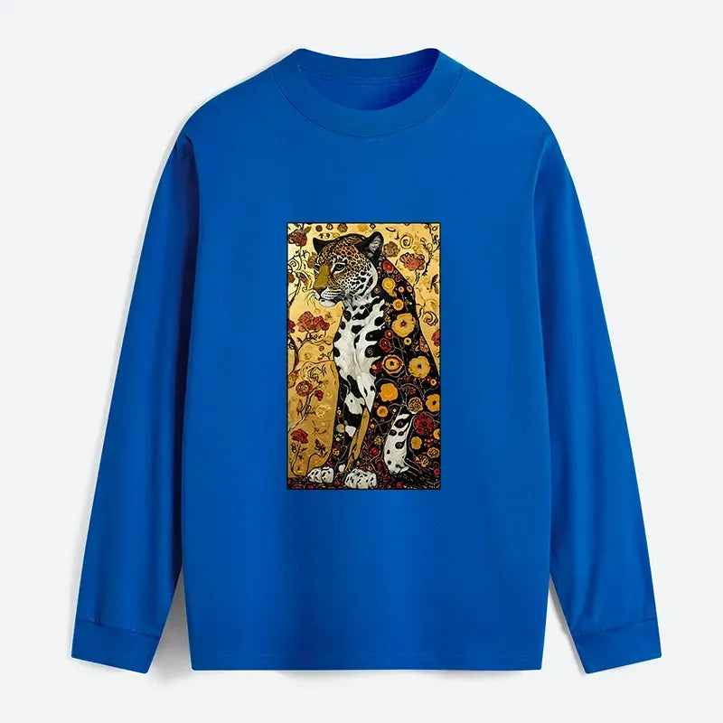 Vintage Japanese Leopard T-Shirt for Everyday Wear