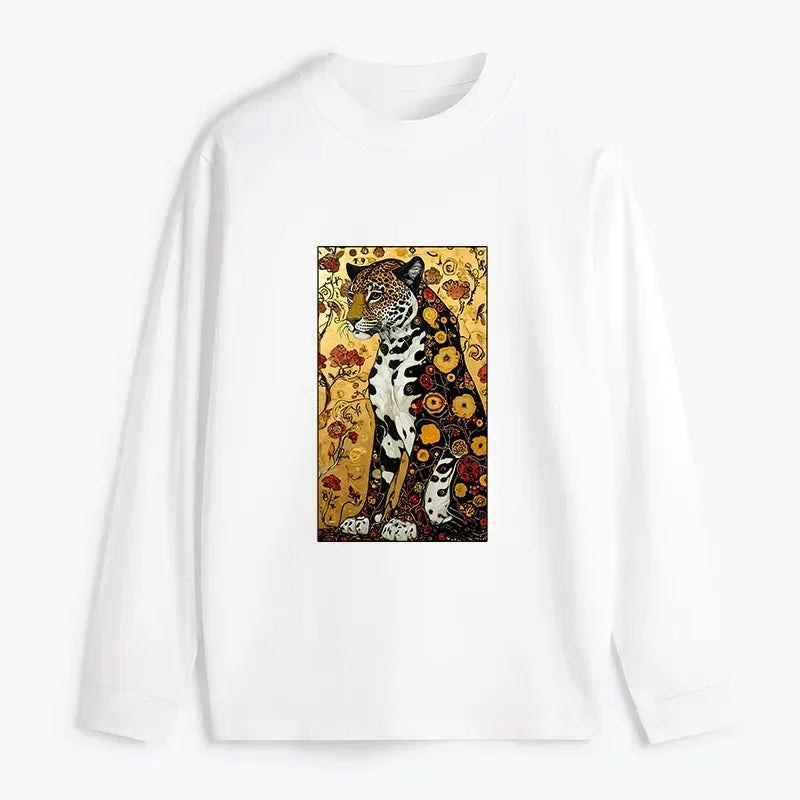 Kyoto-Lion Magnificent Leopard Classic Long Sleeve T-Shirt