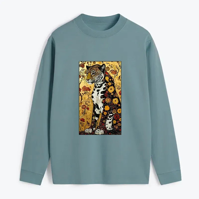 Kyoto-Lion Magnificent Leopard Classic Long Sleeve T-Shirt