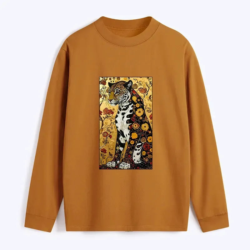 Kyoto-Lion Classic Leopard Tee for Streetwear