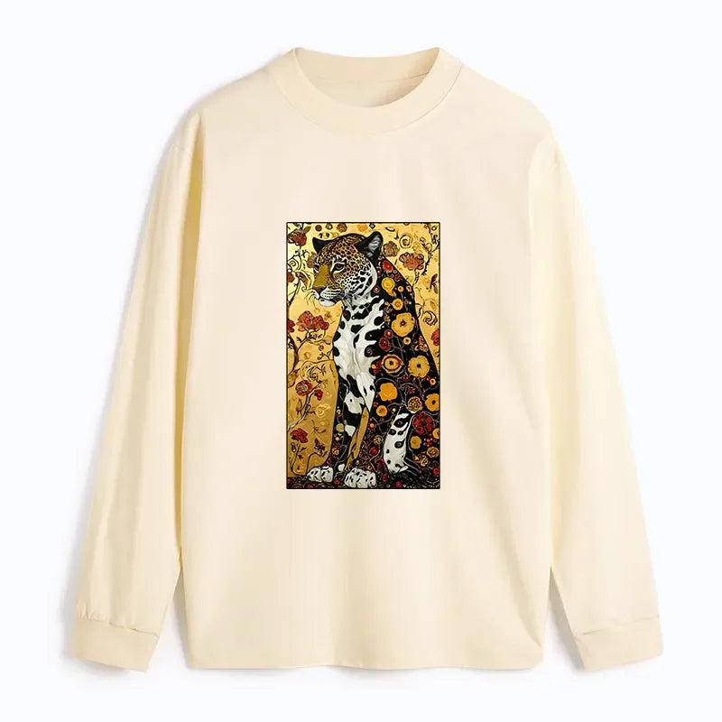 Japanese Leopard Long Sleeve T-Shirt