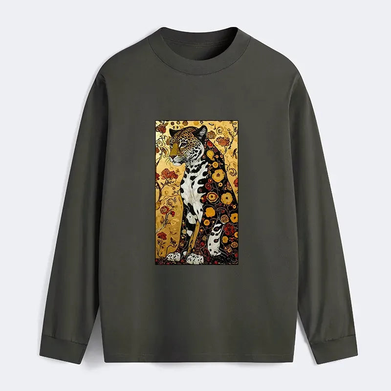 Vintage Japanese Leopard T-Shirt for Everyday Wear