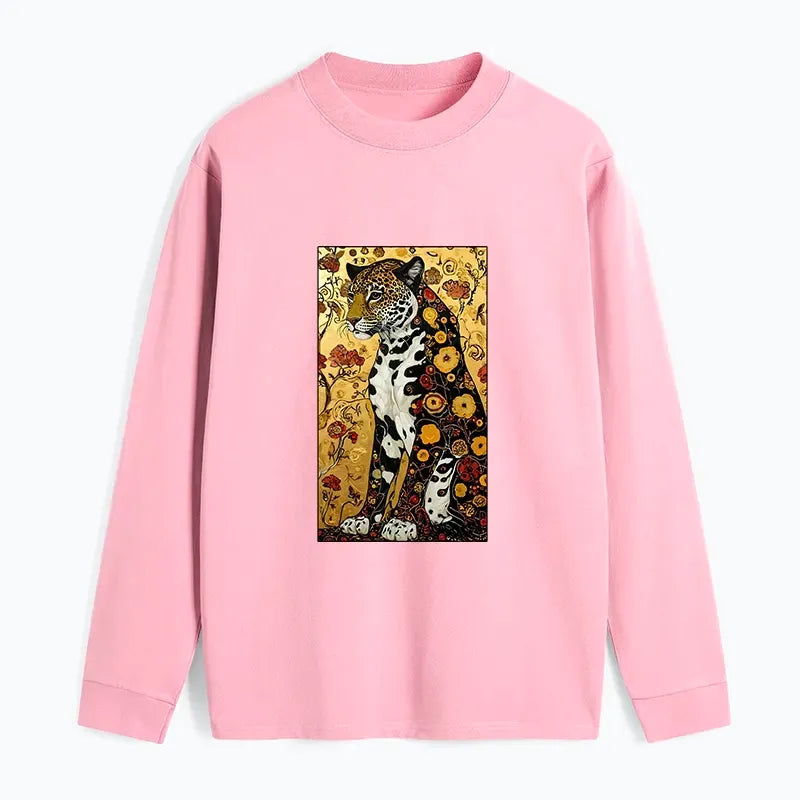 Kyoto-Lion Magnificent Leopard Classic Long Sleeve T-Shirt