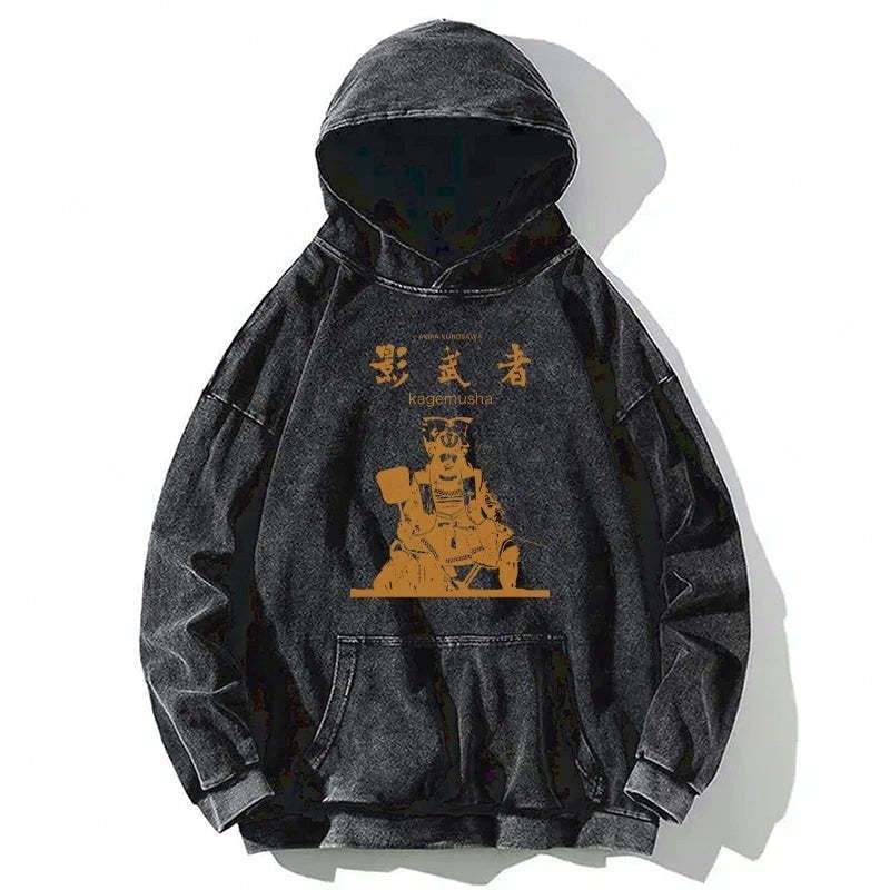 washed samurai hoodie with free shipping