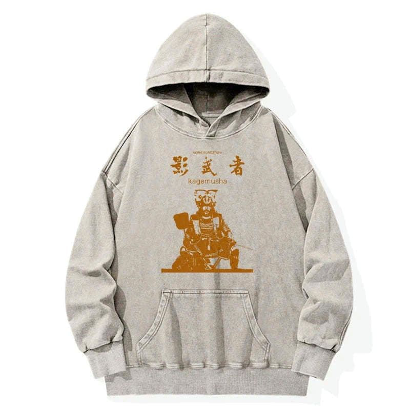 washed samurai hoodie with free shipping