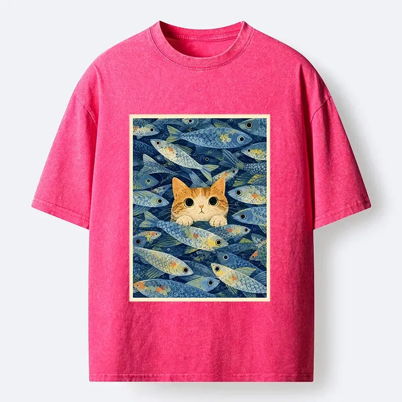Kyoto Lion Cat T-Shirt Best Seller