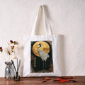 Kanji Canvas Tote Bag for Daily