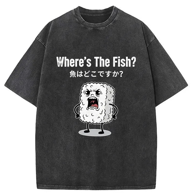 Kyoto-Lion Rice Balls Unisex Tee for Beach