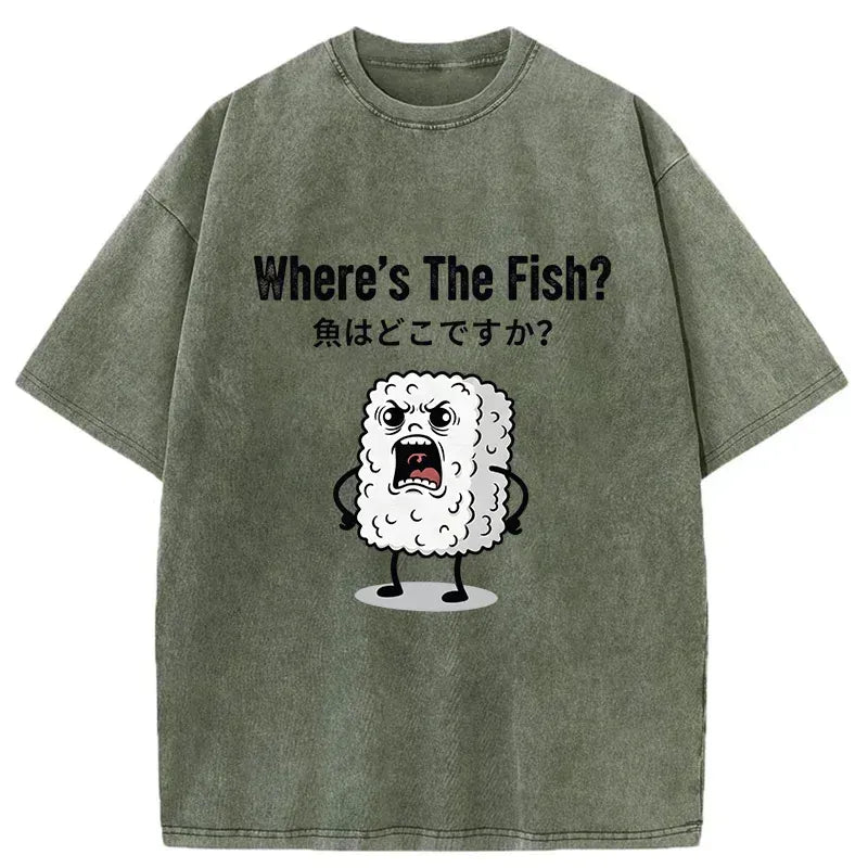 Kyoto-Lion Rice Balls Unisex Tee for Beach