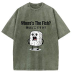 Kyoto-Lion Rice Balls Unisex Tee for Beach