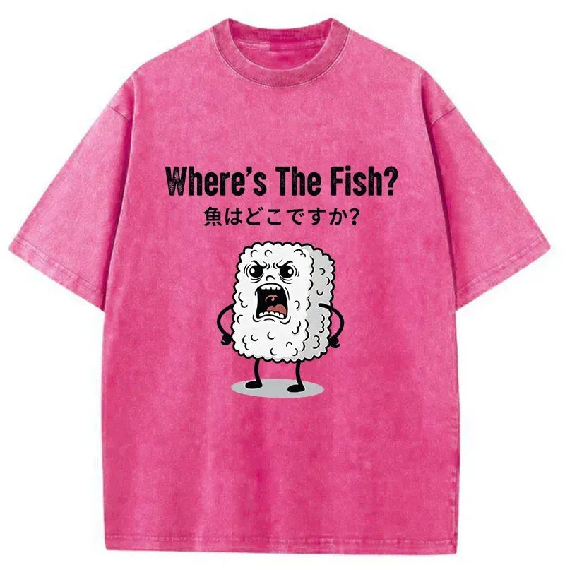 Vintage Japanese Woodblock Print T-Shirt for Vacation