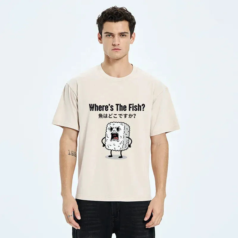 Vintage Japanese Woodblock Print T-Shirt for Vacation