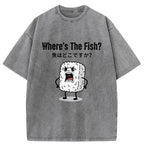 Kyoto-Lion Rice Balls Unisex Tee for Beach