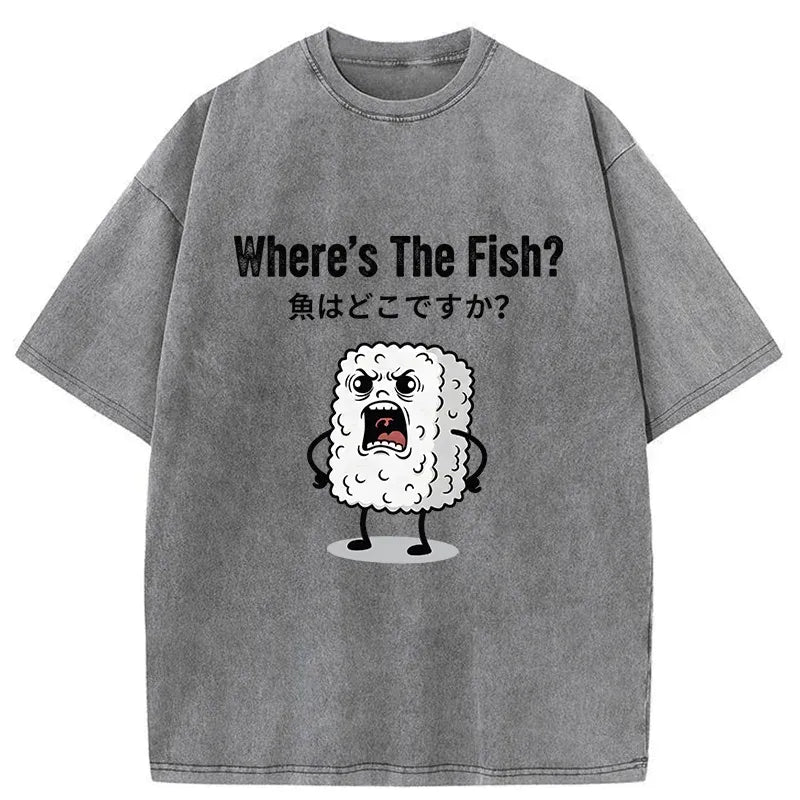 Kyoto-Lion Rice Balls Unisex Tee for Beach