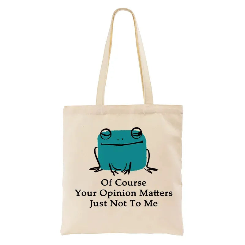 Kyoto-Lion Cool Frog Unbothered By Others Opinions Tote Bag