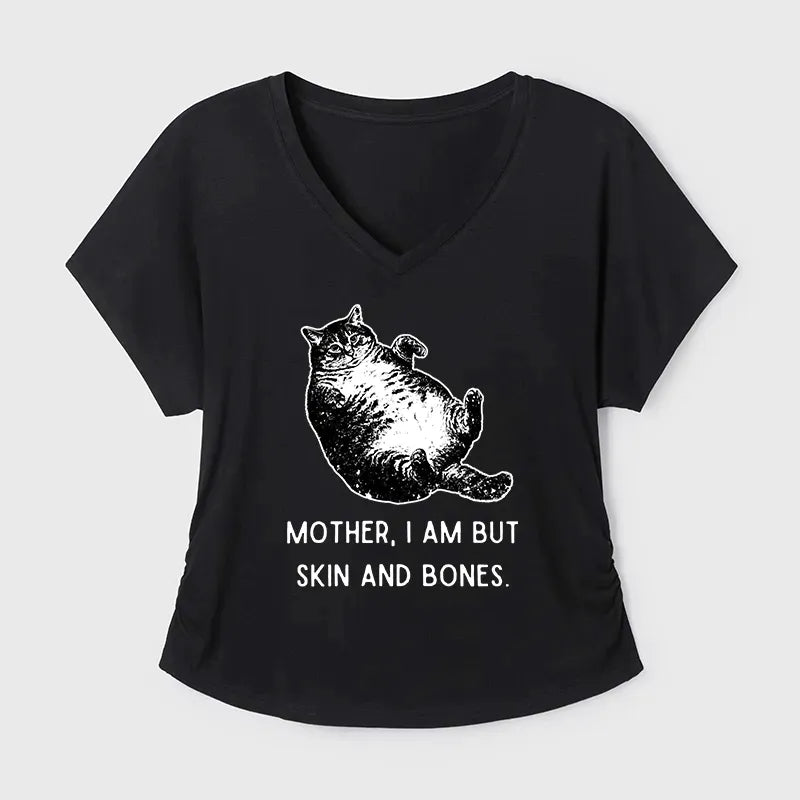 Kyoto-Lion Overweight Cat And Its Doting Owner Modal Dolman Sleeve T-Shirt