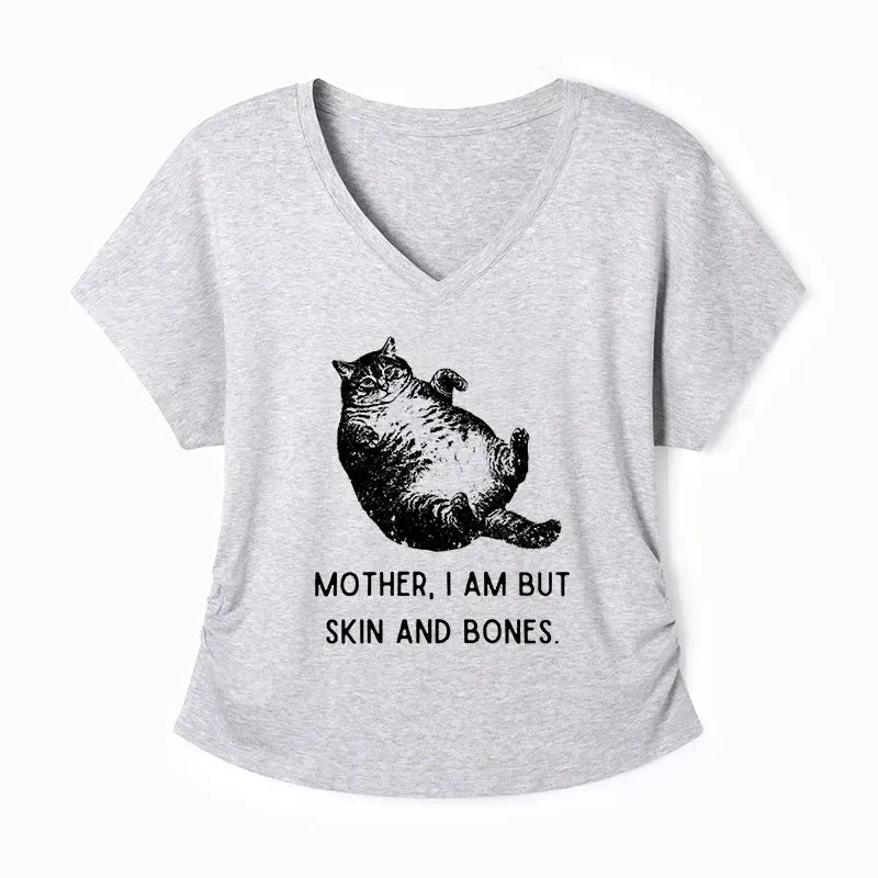 Japanese cat t-shirt for women