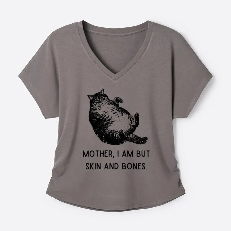Japanese cat t-shirt for women