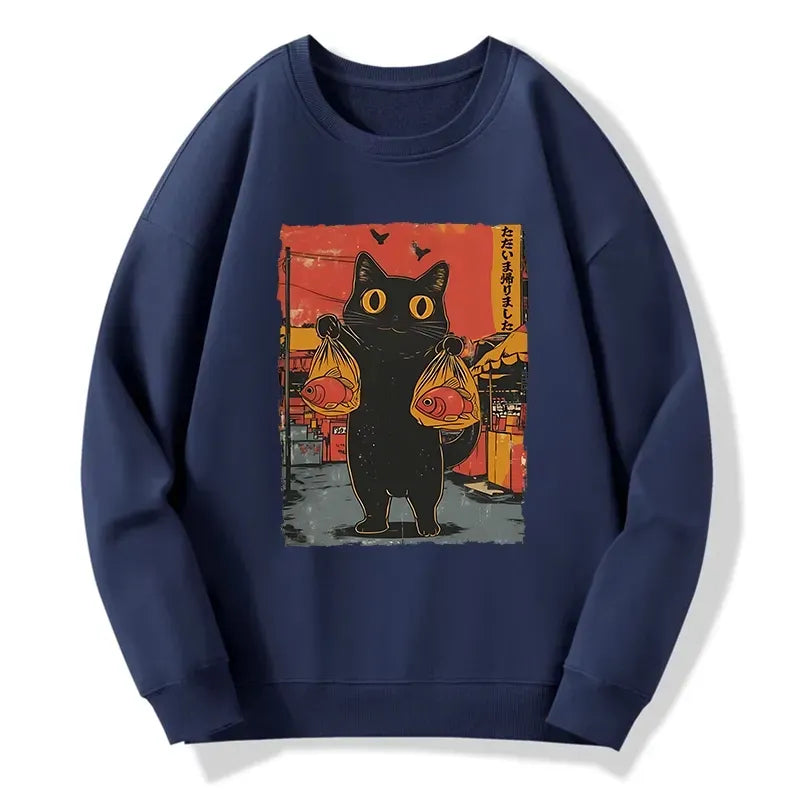 Classic Japanese Sweatshirt Free Shipping Deal