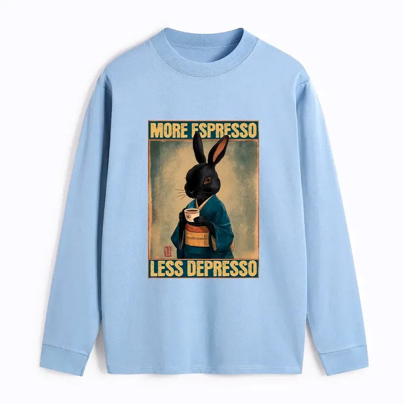 Japanese rabbit long sleeve t-shirt