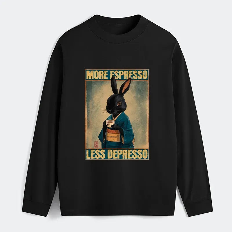 Japanese rabbit long sleeve t-shirt