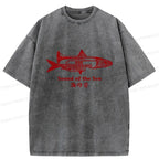 Japanese washed t-shirt for daily wear