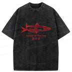 Kyoto-Lion Sound Of The Sea Washed T-Shirt