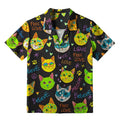 Kyoto-Lion Free Love Rainbow Cat Believer Aloha Hawaiian Shirt