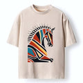 Washed Horse T-Shirt for Summer