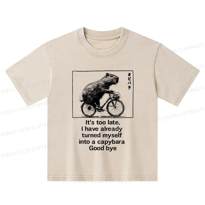 kids capybara tee best seller