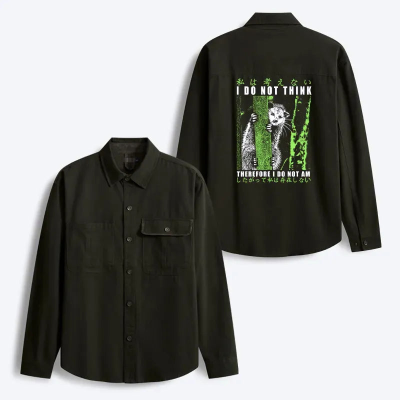 Kyoto-Lion Stupid Possum Japan Men's Corduroy Work Jacket