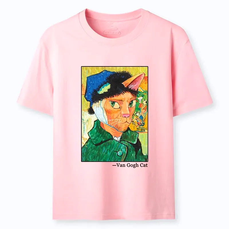 Kyoto-Lion Cat With A Bandage Like Van Gogh Classic T-Shirt