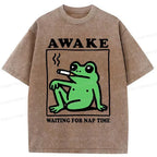 Funny Frog Ukiyo-e T-Shirt for Anime Convention