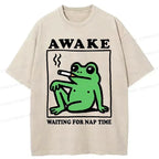 Funny Frog Ukiyo-e T-Shirt for Anime Convention